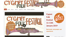 Desktop Screenshot of cygnetfolkfestival.org