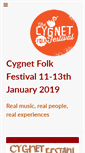 Mobile Screenshot of cygnetfolkfestival.org